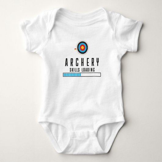 Archer Newborn Archery Skills Loading Baby Strampler (Vorderseite)