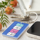 Archer Periodenschlüsselring Schlüsselanhänger (Vorderseite rechts)