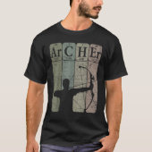 Archer Periodic Table Elements Bow Hunting Archery T-Shirt (Vorderseite)