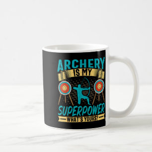 Archer Retro Vintage Bogenschießen Ist Meine Super Kaffeetasse