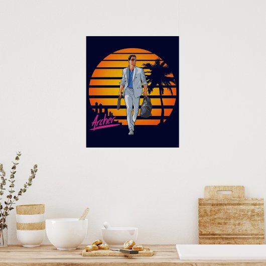 Archer Vice Poster (Küche)