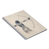 Archeress Watercolor-Silhouette Notizblock (Rechte Seite)