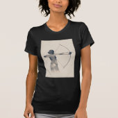 Archeress Watercolor-Silhouette T-Shirt (Vorderseite)