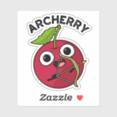Archerry Funny Frucht Archery Pun Aufkleber (Blatt)