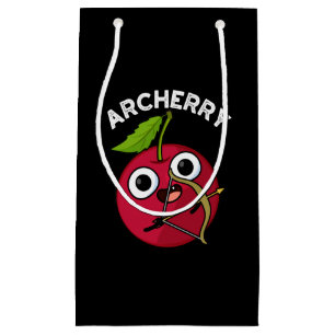 Archerry Funny frucht Archery Pun Dark BG Kleine Geschenktüte