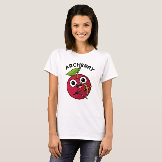 Archerry Funny Frucht Archery Pun T-Shirt (Vorne ganz)