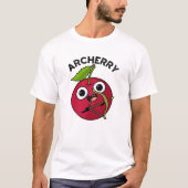 Archerry Funny Frucht Archery Pun T-Shirt (Vorderseite)