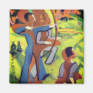 Archers (1935-1937) von Ernst Ludwig Kirchner Magn Magnet