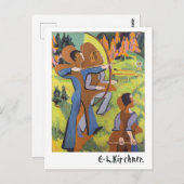 Archers (1935-1937) von Ernst Ludwig Kirchner Postkarte (Vorne/Hinten)