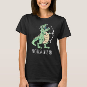 Archersaurus Rex Dinosaur rex Dino Archer Archery T-Shirt
