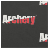 Archery Abstrakt Swish - Graphic Two-Tone Art Stoff (Nahaufnahme)