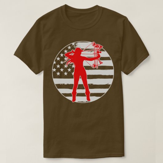 Archery American Flag T-Shirt (Design vorne)