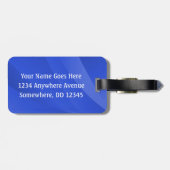 Archery - Archer and Target design Gepäckanhänger (Rückseite horizontal)