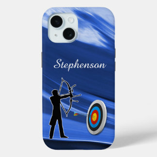 Archery - Archer Silhouette and target Personalize Case-Mate iPhone Hülle