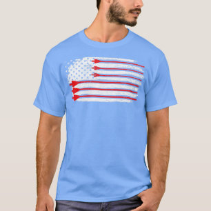 Archery Arrow American Flag T-Shirt
