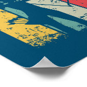 Archery Arrow Bow Archery Archer Poster (Ecke)