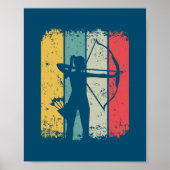Archery Arrow Bow Archery Archer Poster (Vorne)
