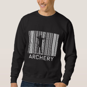 Archery Barcode Hobby and Sport Idea Sweatshirt