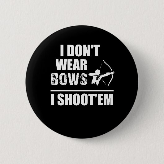 Archery Bogenschießen Button (Vorderseite)