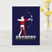 Archery British flagge Archer UK GB Karte (Gelbe Blume)
