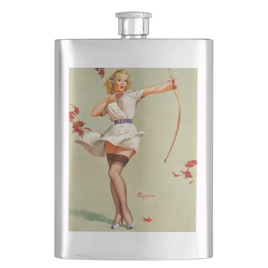 Archery Button-Up Girl Flachmann (Vorderseite)