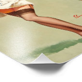 Archery Button-Up Girl Fotodruck (Ecke)