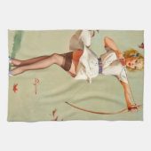 Archery Button-Up Girl Geschirrtuch (Horizontal)