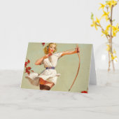 Archery Button-Up Girl Karte (Gelbe Blume)