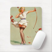 Archery Button-Up Girl Mousepad (Mit Mouse)