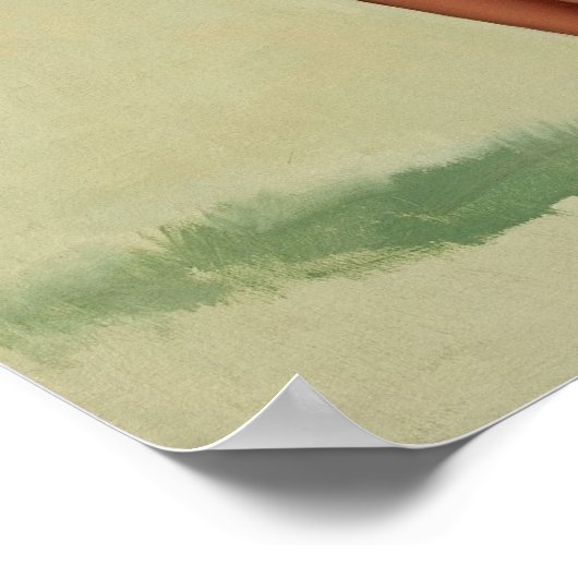 Archery Button-Up Girl Poster (Ecke)