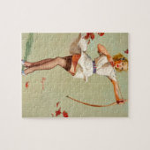 Archery Button-Up Girl Puzzle (Horizontal)