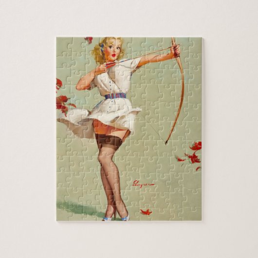 Archery Button-Up Girl Puzzle (Vertikal)