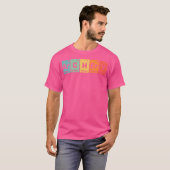 Archery Chemistry Periodic Table of Elements Men a T-Shirt (Vorne ganz)