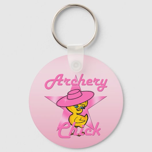 Archery Chick #8 Schlüsselanhänger (Vorderseite)