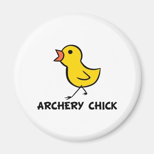 Archery Chick Magnet (Vorne)