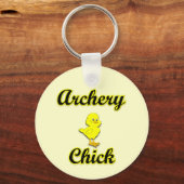 Archery Chick Schlüsselanhänger (Vorderseite)