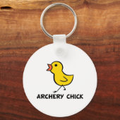 Archery Chick Schlüsselanhänger (Vorderseite)
