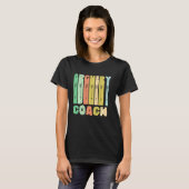 Archery Coach Retro Player Team Instructor T-Shirt (Vorne ganz)