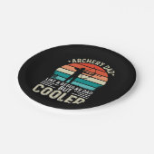 Archery Dad Pappteller (Schrägansicht)