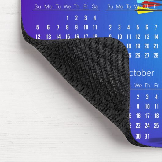 Archery Design 2024 Kalender Mousepad (Ecke)