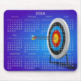 Archery Design 2024 Kalender Mousepad