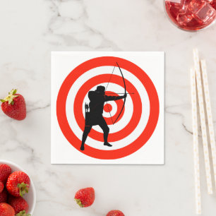 Archery Design Paper Napkins Serviette