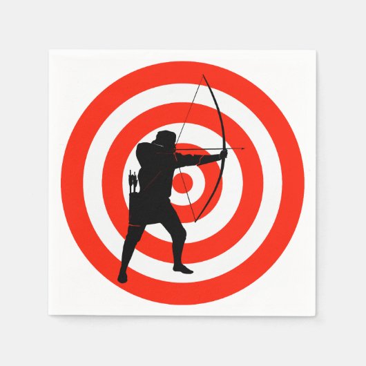 Archery Design Paper Napkins Serviette (Vorderseite)