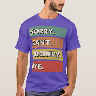 Archery Design Perfekt für Mutter Papa fri T-Shirt