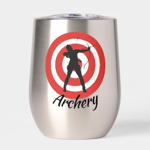 Archery Design Thermal Wine Tumbler