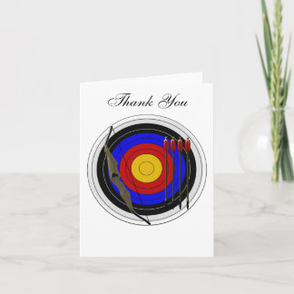 Archery Design Vielen Dank Dankeskarte