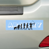 Archery Evolution Sportliebhaber Autoaufkleber (Auf Auto)