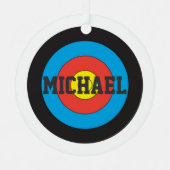 Archery Fan Personalisiert Ornament Aus Metall (Vorderseite)