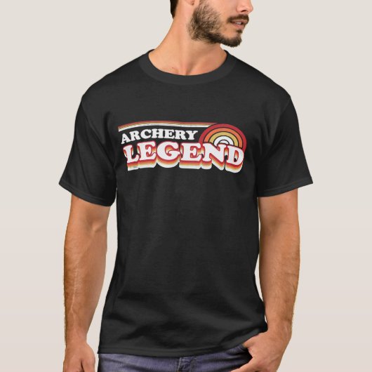 Archery Funny Archery Legende T-Shirt (Vorderseite)