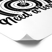 Archery Girl | Archers Sport Geschenkidee Poster (Ecke)